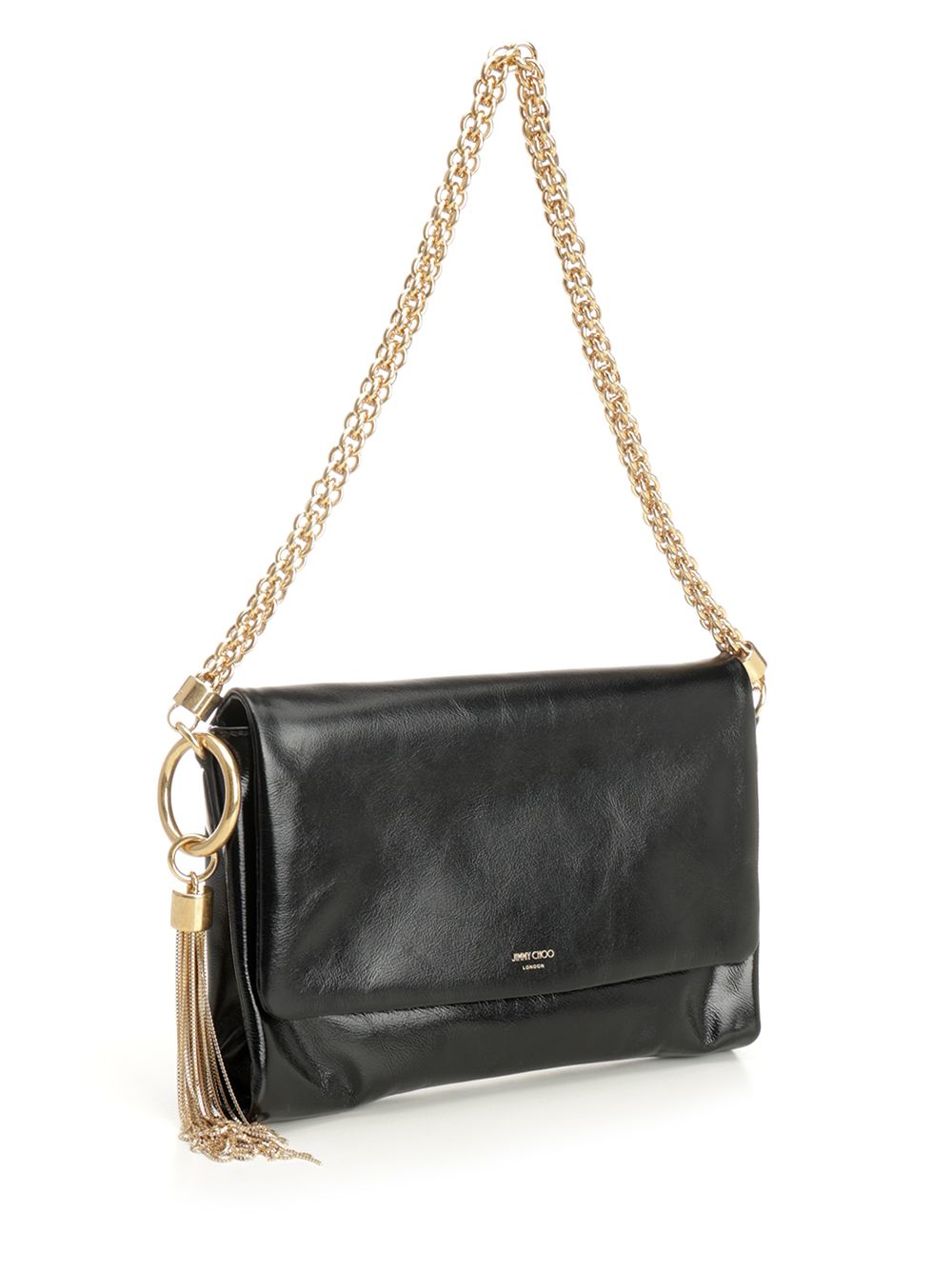 Jimmy Choo Callie Flap Shoulder Bags - Nero | 4ef6634c2b9bff61d9b07164812a44520da6d5b7
