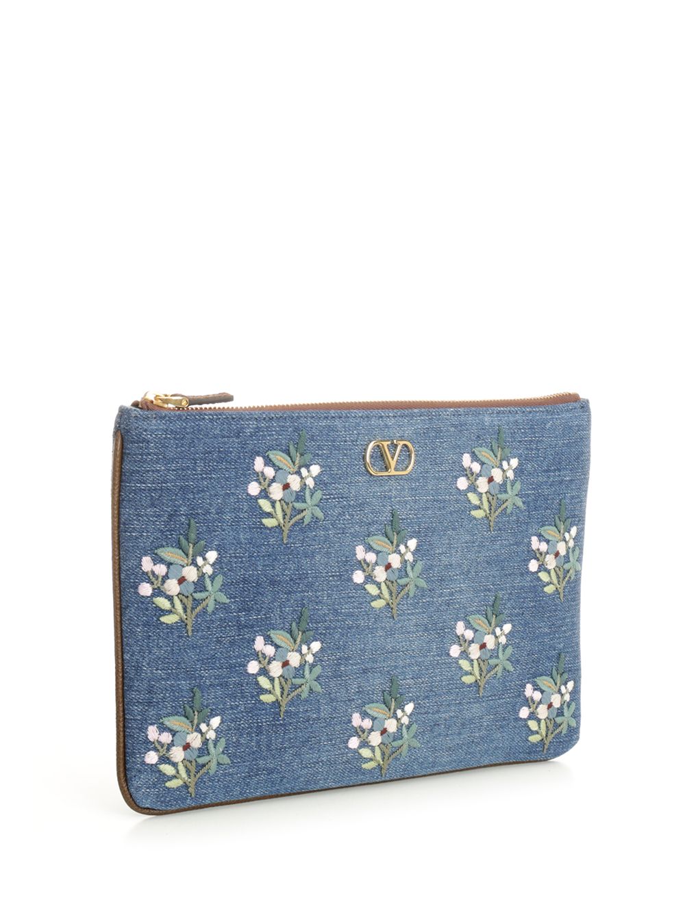 Valentino Garavani Vlogo Signature Wallets - Blu | 3b17bd3fe2573fc6e8de4f07af04a59f13020ad9
