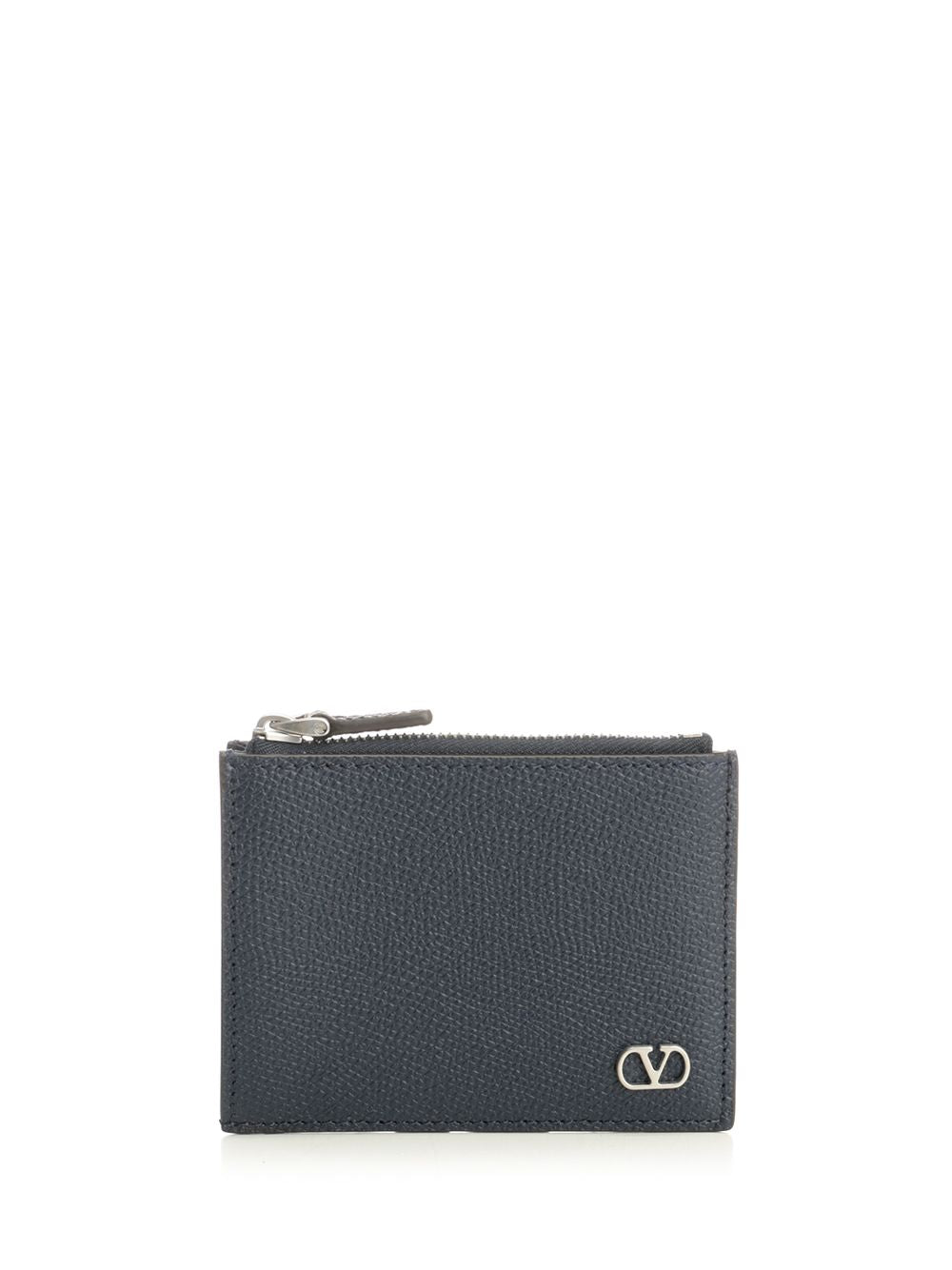 Valentino Garavani Vlogo Signature Wallet Small leather goods - Blu | 987b6c356cb6bbe3c5270e9045ddef6a5e70d841