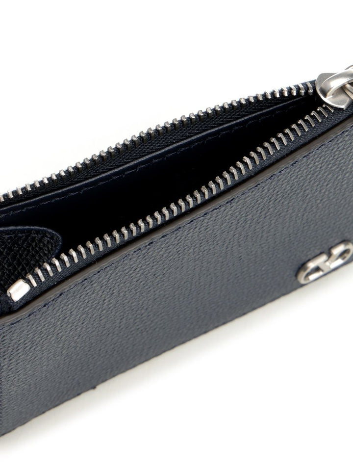 Valentino Garavani Vlogo Signature Wallet Small leather goods - Blu | 01b7cff8e079fe91e3c52af43704633e7734b27a