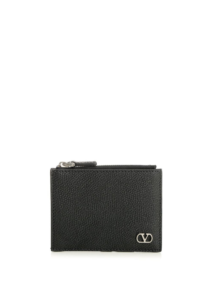 Valentino Garavani Vlogo Signature Wallet Small leather goods - Nero | 6abf63a2cd5dc75499f9998a152725b99b6787ea