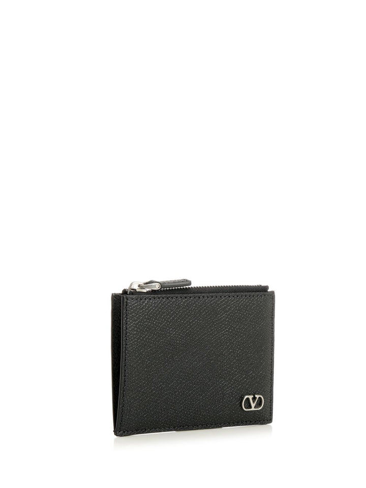 Valentino Garavani Vlogo Signature Wallet Small leather goods - Nero | 9b0772a5507dbac1640609b3157bffdb1c0fcc50