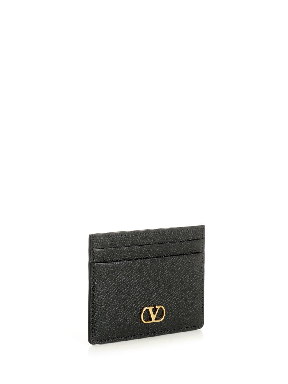 Valentino Garavani Vlogo Signature Card Holder Small leather goods - Nero | 9baec724d4f39c72a8346d87675c4a9cb905493a