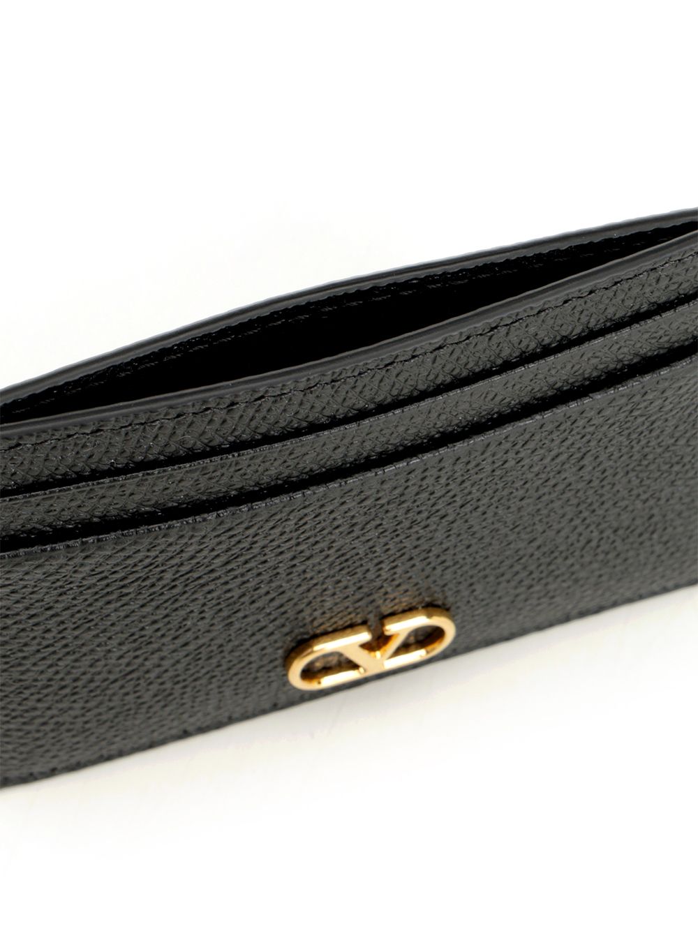 Valentino Garavani Vlogo Signature Card Holder Small leather goods - Nero | 30e734f604b6c16cc74f39d3c345d2cca96112d8