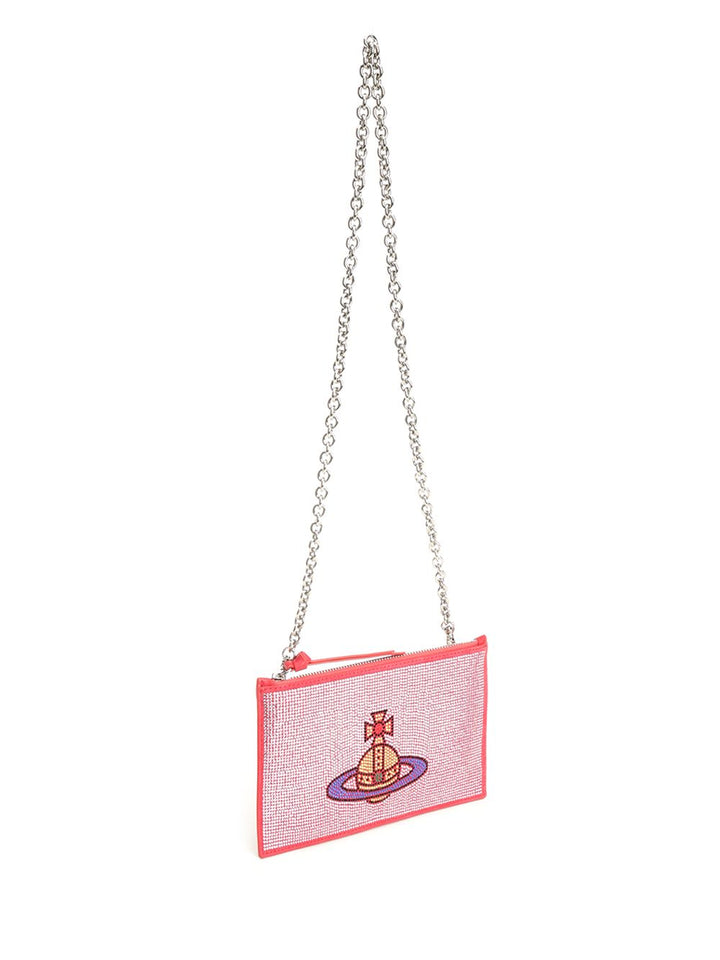 Vivienne Westwood Decorated Clutch Bag Clutches - Rose | 69c51d846d53e2ea5b8df819eb24b4d911ef62fc