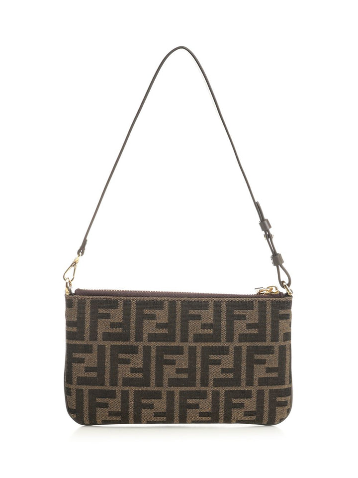 Fendi Flat Pouch Baguette Small leather goods - Marrone | f3002591f535fe367d5d1cc355daa14115b2f639