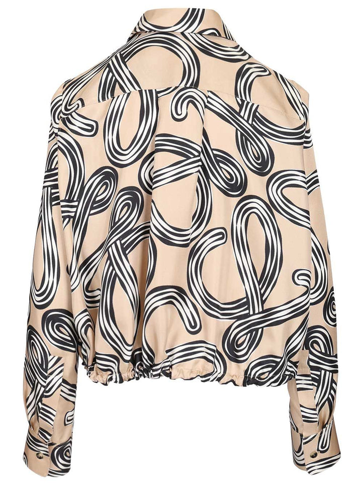 Loewe Silk Balloon Shirt Shirts - Beige | 3f999a9258ad231e2d70a4a048f48f77c0d5b8a9