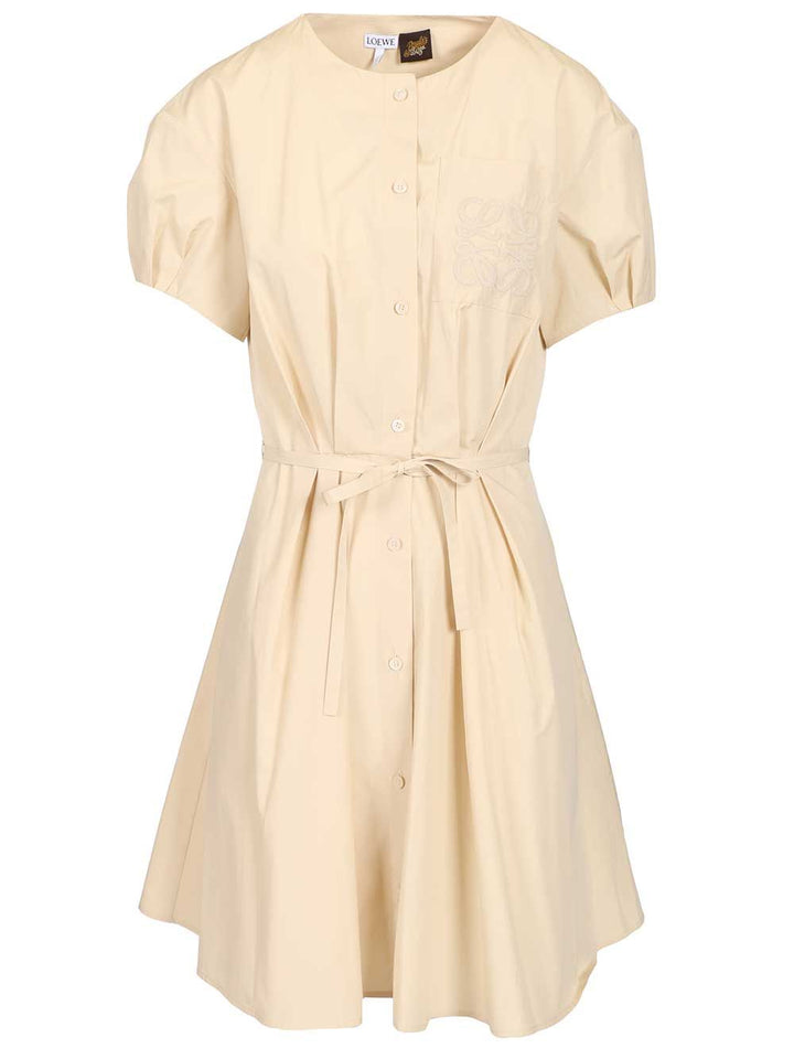 Loewe Shirt Dress Abiti - Beige | 5c1a08cb66b70ba9ef5e051838765b67802a844b
