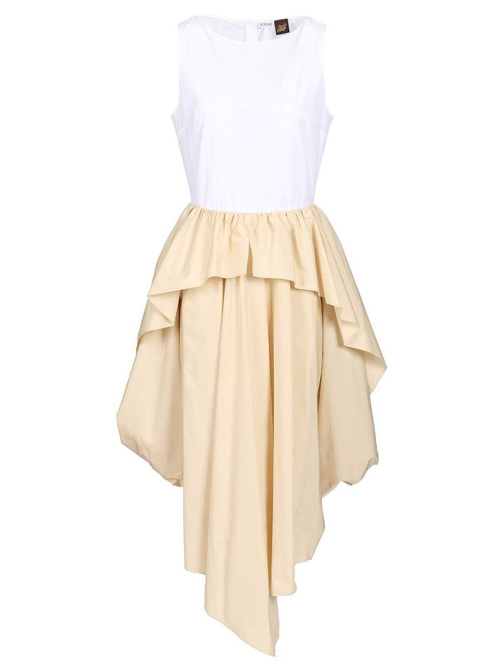 Loewe Cotton Dress Abiti - Bianco | ab7ff6c1481b6d440c26e09c5a122c1c25ba407b