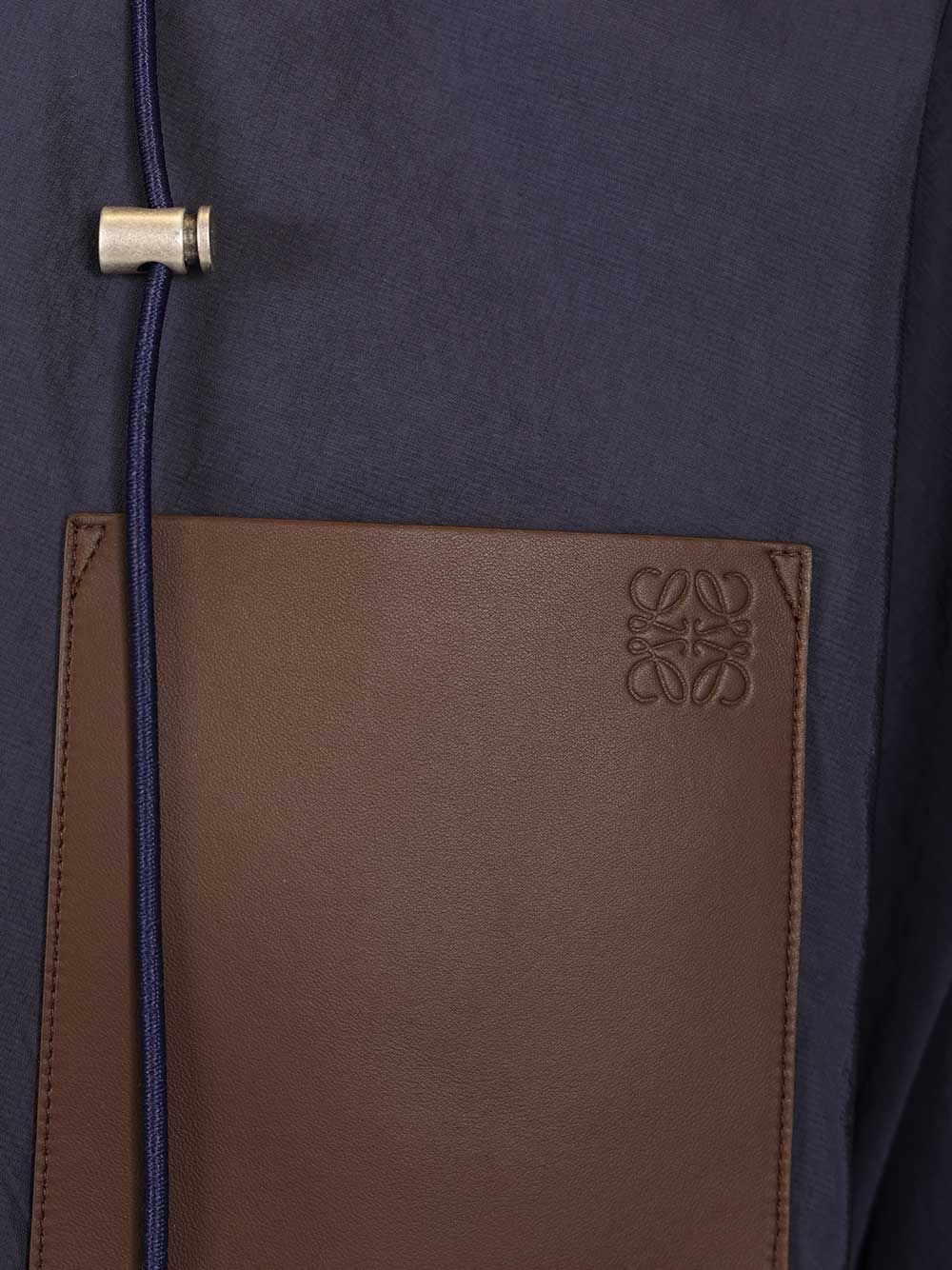 Loewe Hooded Jacket In Technical Fabric Giacche - Blu | e9c2401b32e3b35bd61cec9bee56fc7941a47f97