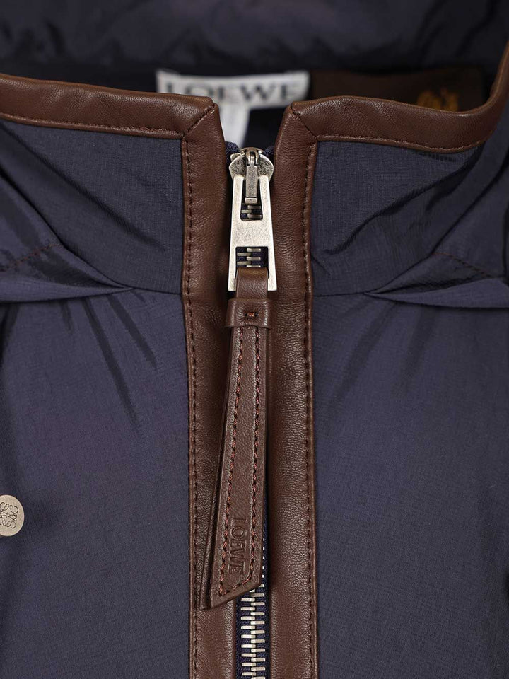 Loewe Hooded Jacket In Technical Fabric Giacche - Blu | 17a6dc5924a03639bb531250be83b2666e9af5d0