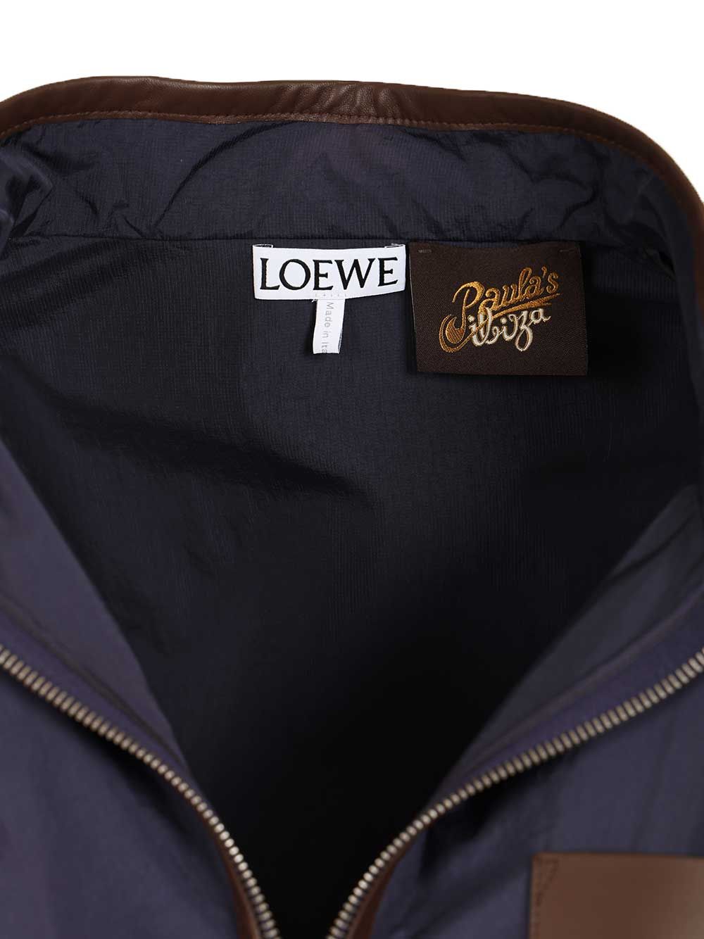 Loewe Hooded Jacket In Technical Fabric Giacche - Blu | c52f6f821fae48cac5719d4ea820df06c1530c82