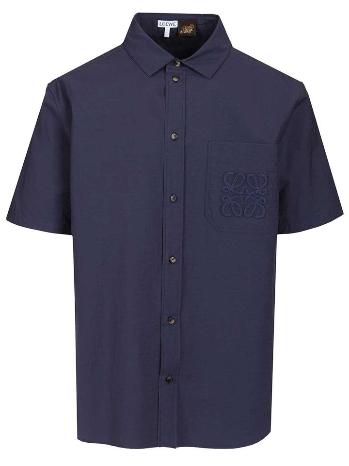 Loewe Short-Sleeved Shirt Shirts - Blu | e417cafede8edf729cfcf0e7140552ed775a356e