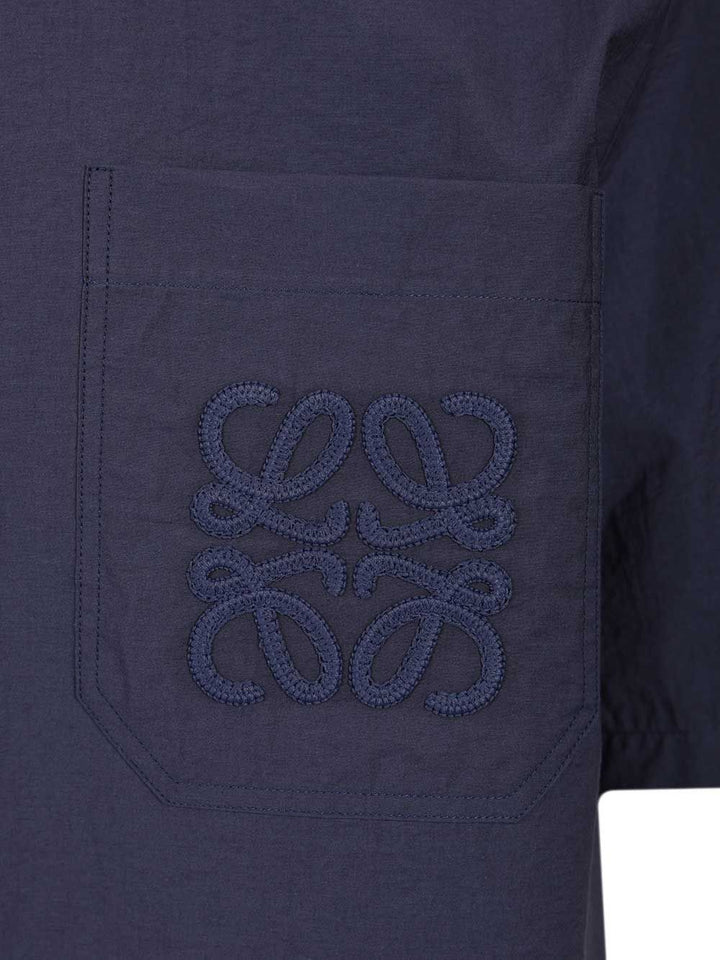 Loewe Short-Sleeved Shirt Shirts - Blu | 8799d2d2f8aba2fe61f8201238acc61e2d5e816d