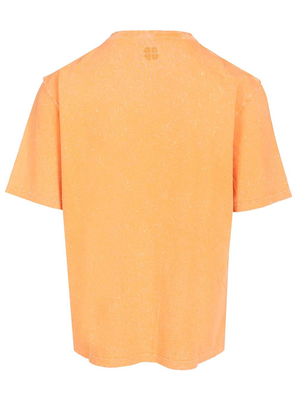 Loewe Loose-Fit Cotton T-Shirt - Arancione | 43bd006a02ede7847599cf80ad7f4b3384e16939