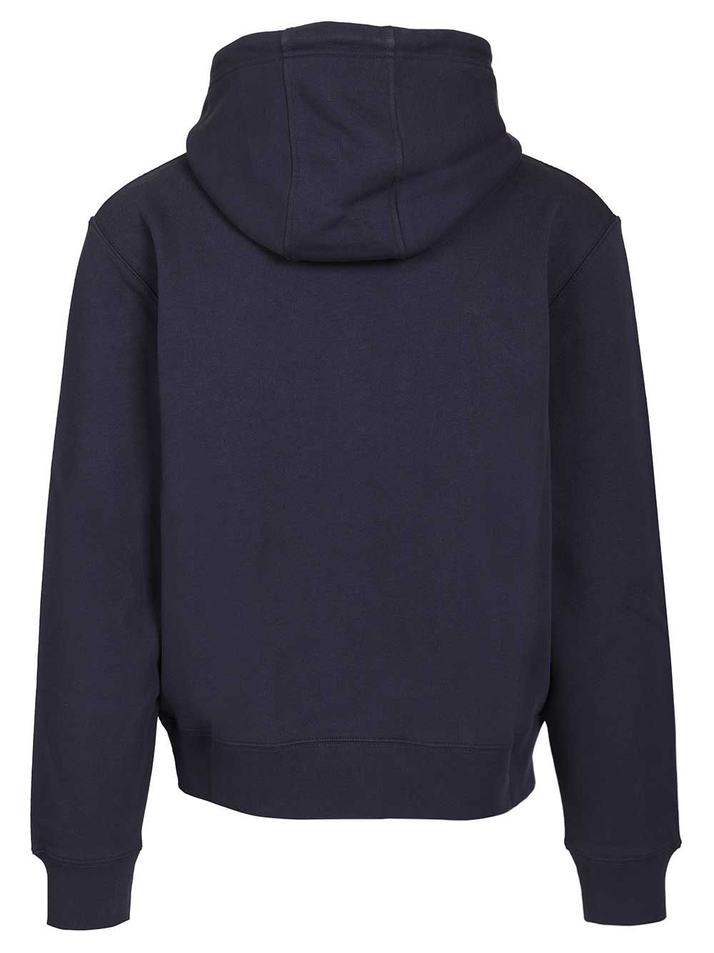 Loewe Cotton Hoodie Sweatshirts - Blu | 12cb3ace261a81f971875ee5fc208c2a41780b84