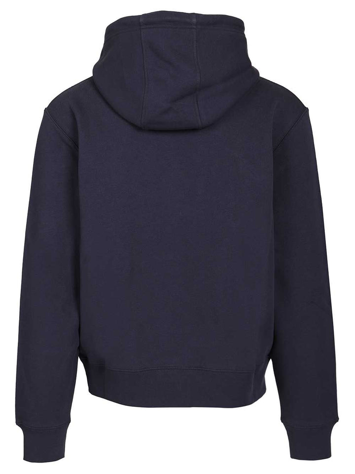Loewe Cotton Hoodie Sweatshirts - Blu | 12cb3ace261a81f971875ee5fc208c2a41780b84