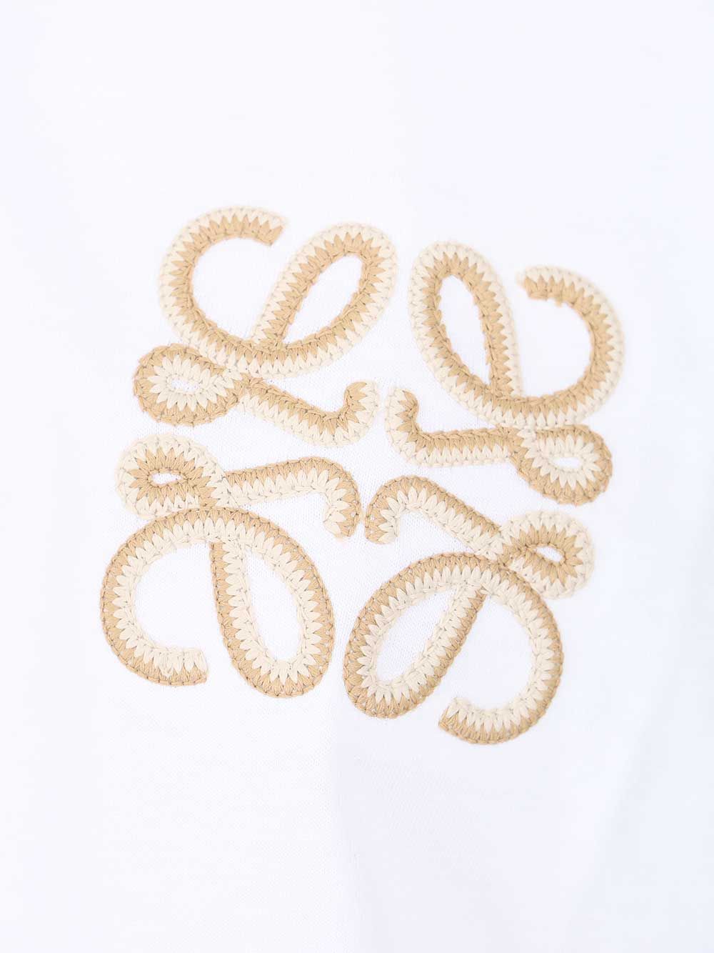 Loewe Boxy Fit Cotton T-Shirt - Bianco | ef10b2b3d61f0064b45a01fb4efd43e3755f98fc