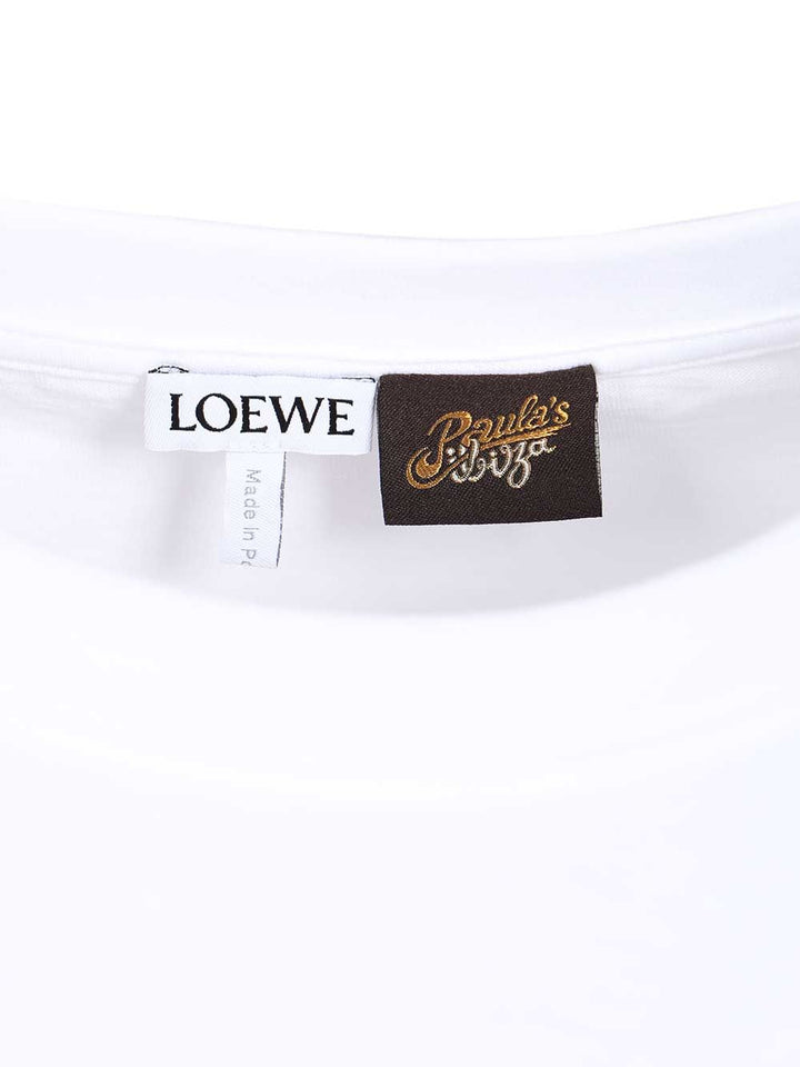 Loewe Boxy Fit Cotton T-Shirt - Bianco | 35377b4ea7f9555e3288a99a7dbc39d7339850d9