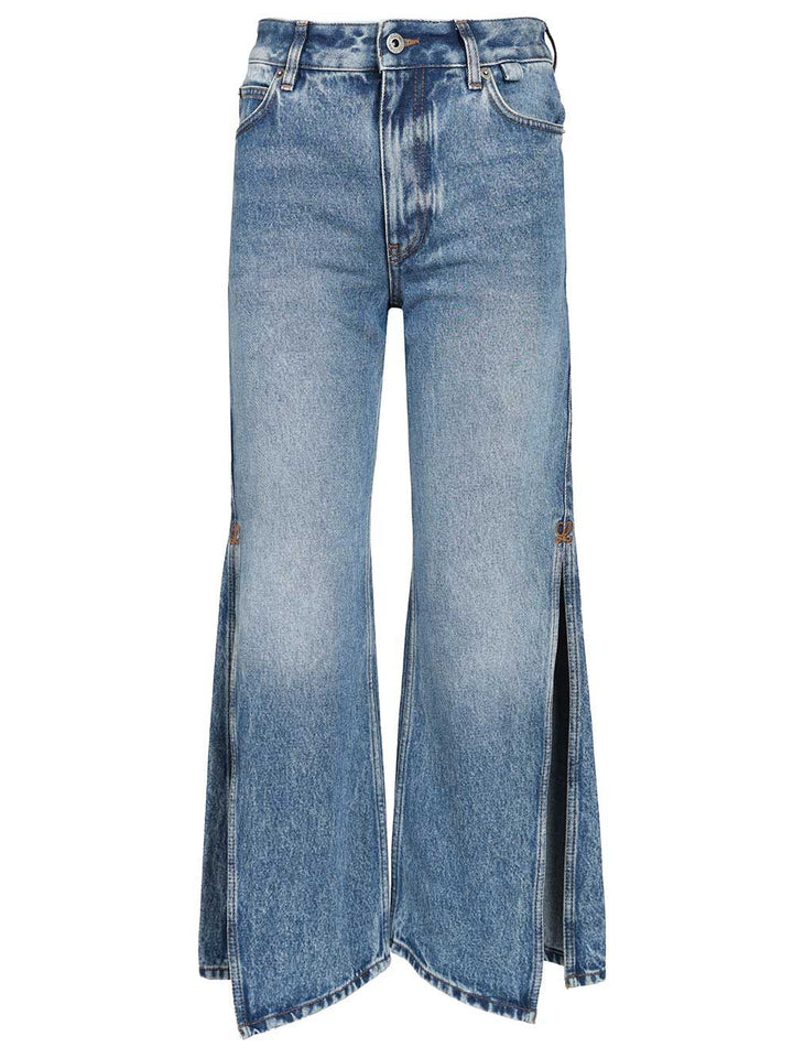 Loewe Slit Trousers Jeans - Blu | d2beb0cccc1425174d88ffc533f871e0c076dc41