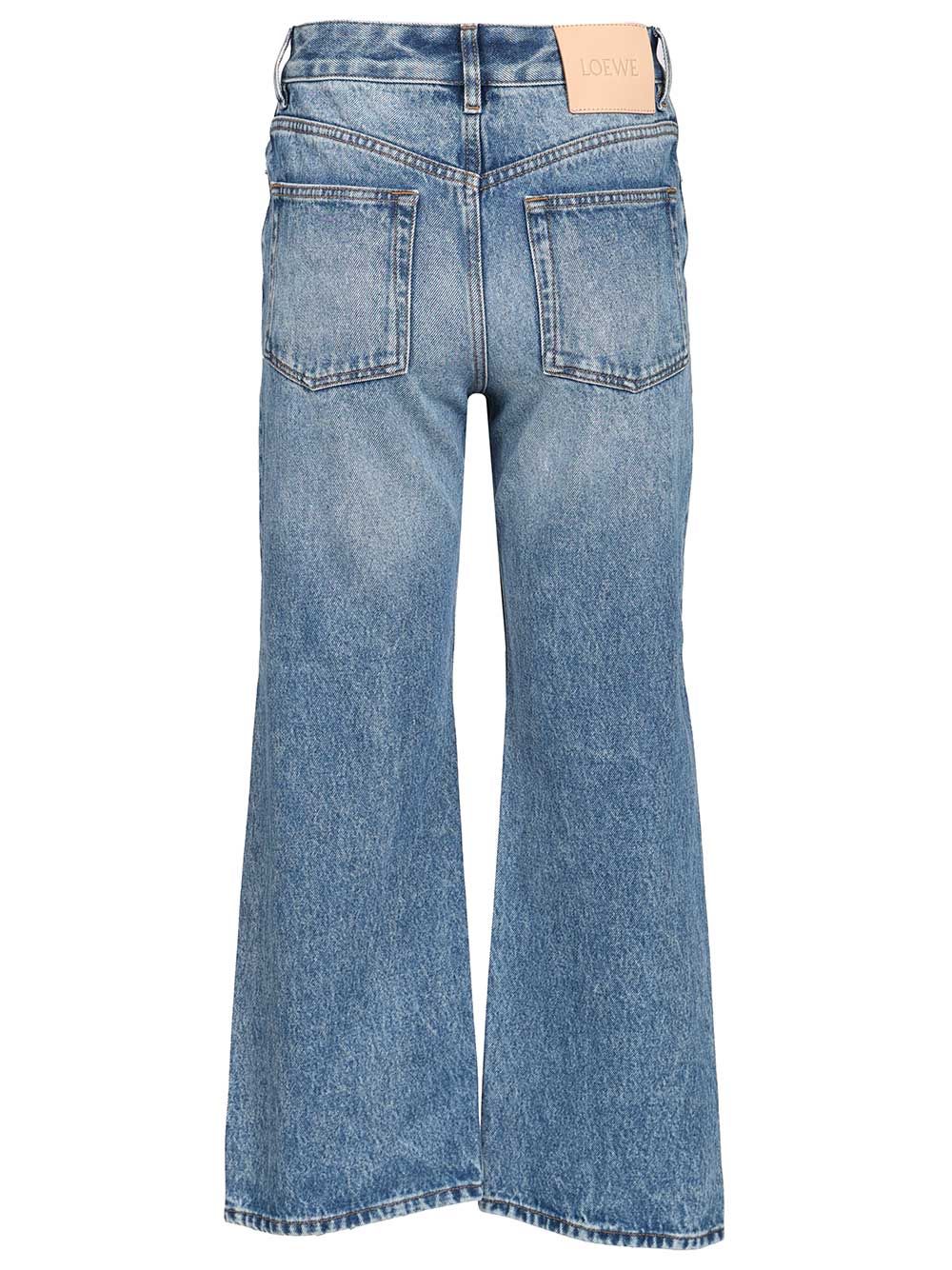 Loewe Slit Trousers Jeans - Blu | 43d1424a22e0337b3382fb57a5dcfcfa78829379