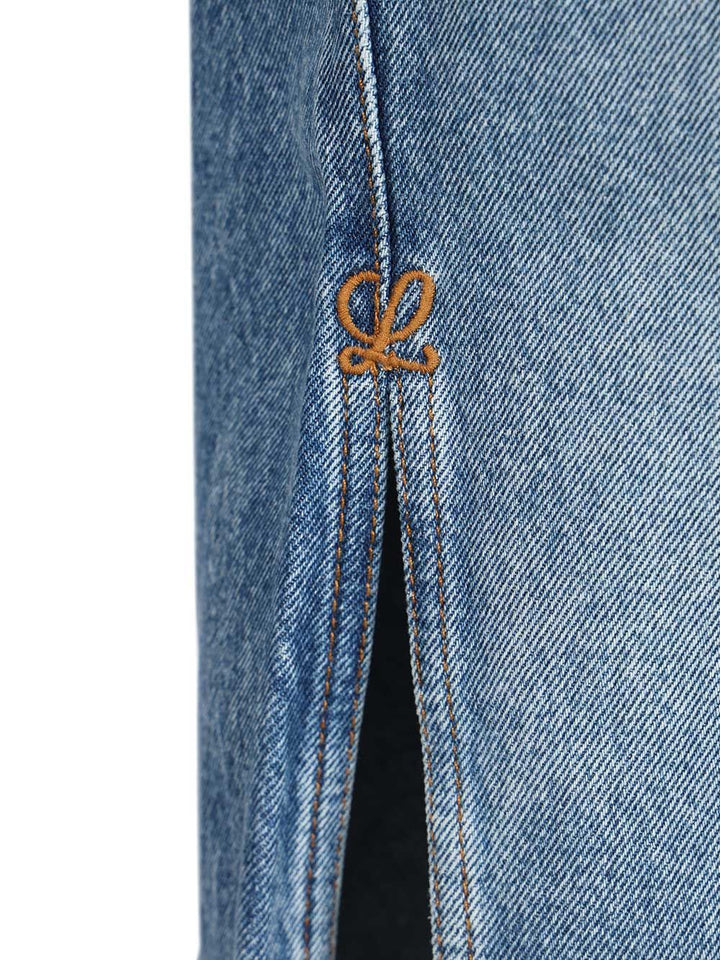 Loewe Slit Trousers Jeans - Blu | c63bea716aaa211b70f0788b18a1e864c7083054