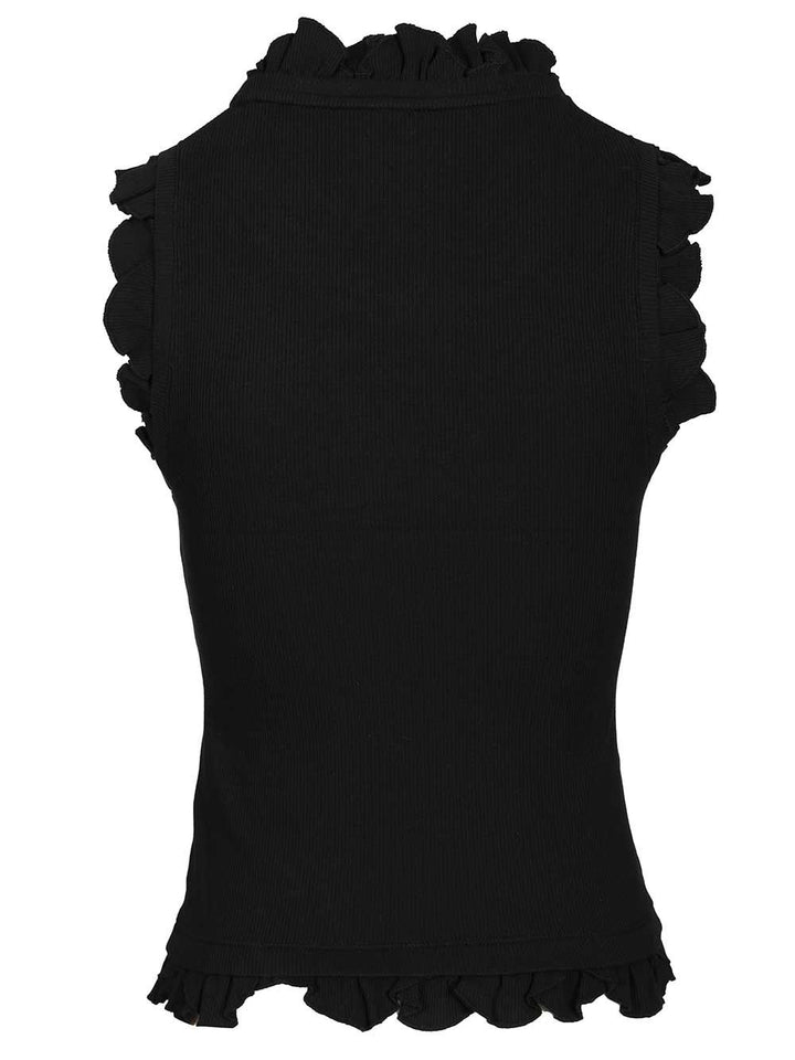 Loewe Stretch Cotton Tank Top Top - Nero | 1a23ee58717b4796b588a0ef8a16e747ab292e4f