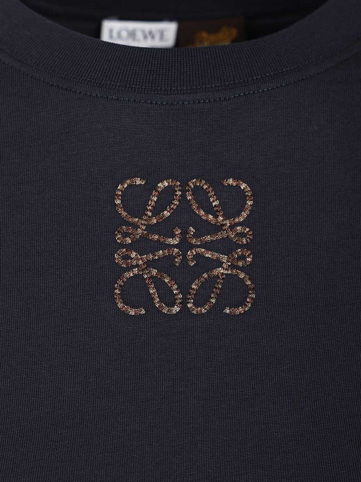 Loewe Slim-Fit Cotton T-Shirt - Blu | ff6fb0a322395362094818dd0920daaf86a17a32