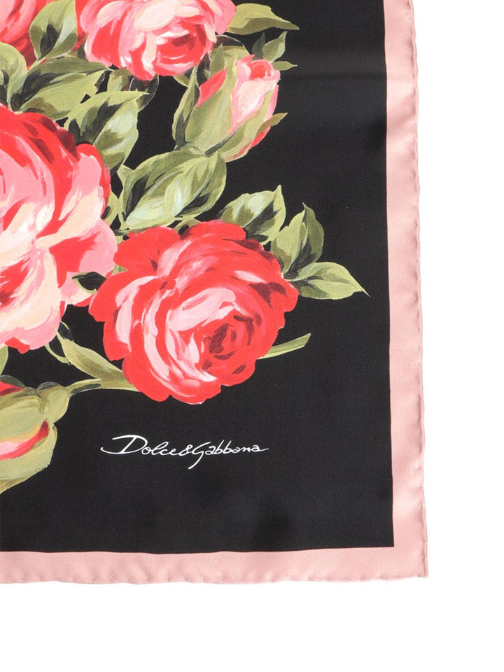 Dolce & Gabbana Square Scarf Scarves And Foulards - Nero | ad4488090a09596d395ecffca0b6db98830798b4