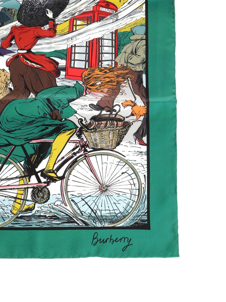Burberry Silk Scarf Scarves And Foulards - Multicolor | f585ca402cf1609b113c9ffb46208f2b300bad18