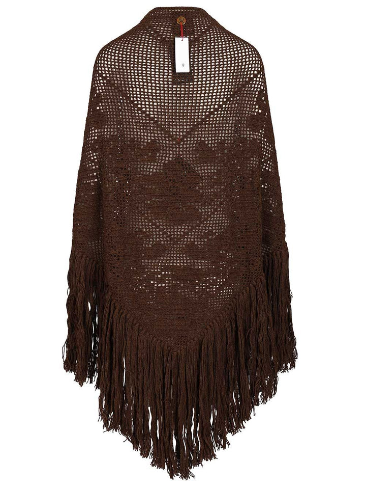Chiarais Scialle Peonia 100% Alpaca Scarves And Foulards - Marrone | 4f69c96bc089c98e7dbc4059765d9b3daa023611