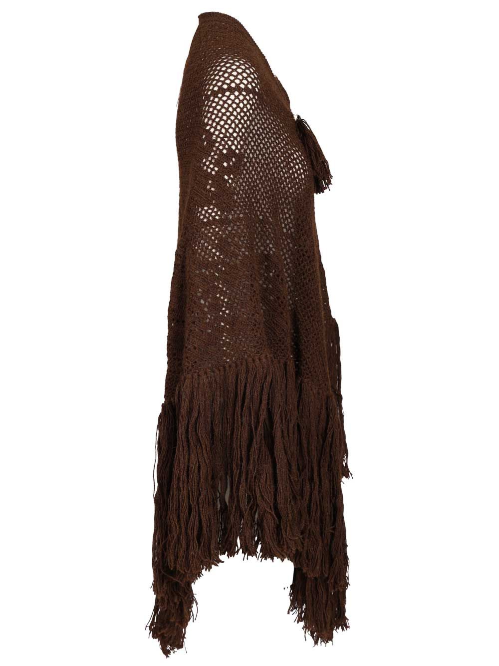 Chiarais Scialle Peonia 100% Alpaca Scarves And Foulards - Marrone | 6b40a9663ec145267896330b68b4839697975e01