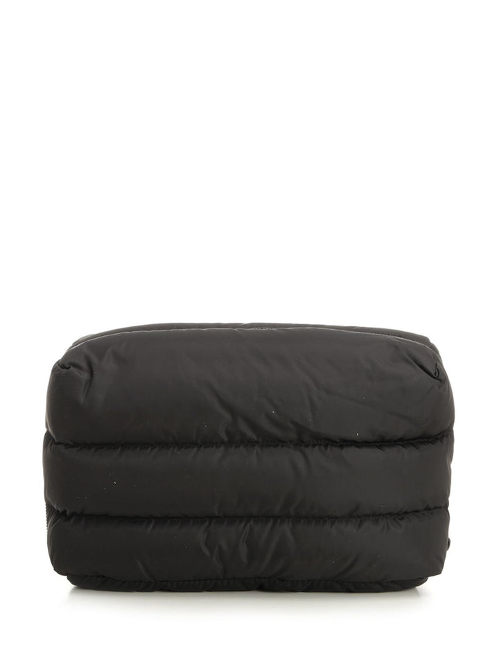 Moncler Caradoc Quilted Beauty Case Small leather goods - Nero | ad644f71374123f521a546cc239dcb49133b1ada