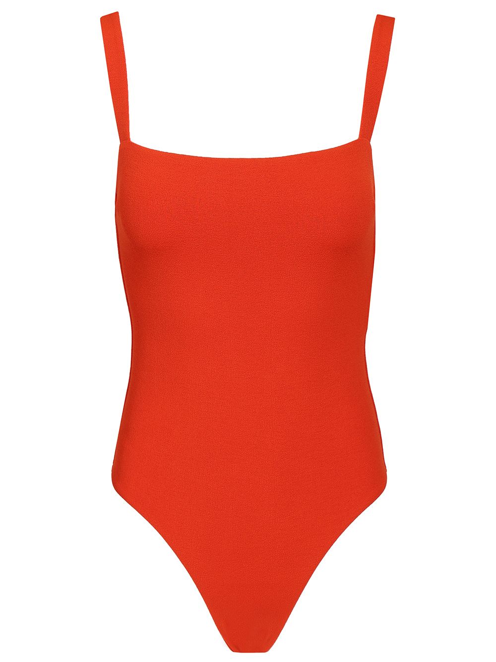 Matteau Maillot Square Neckline Costume Swimwear - Rosso | d9dea93cac9a44a87f86c381d36e9648731ca9e6
