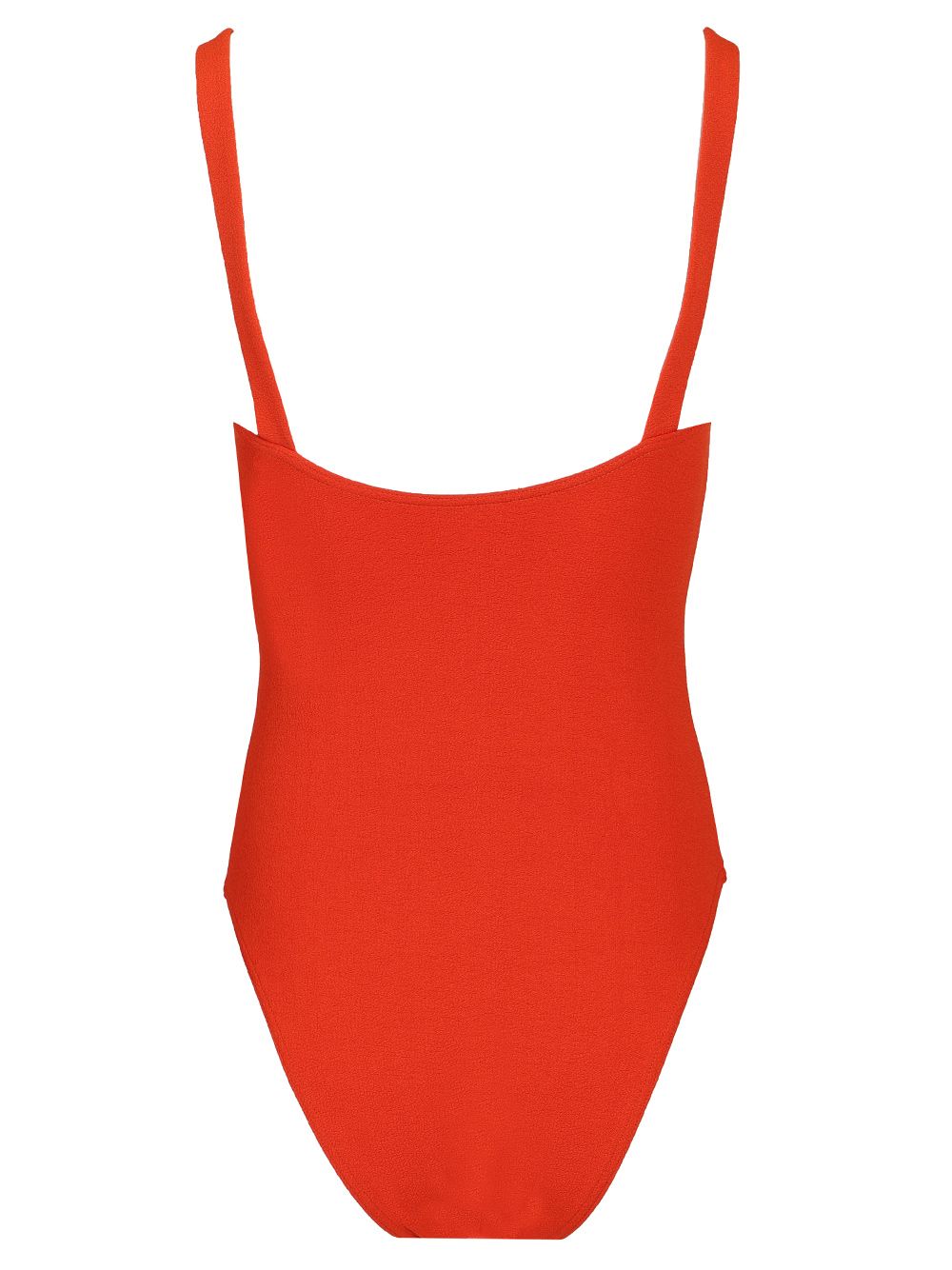 Matteau Maillot Square Neckline Costume Swimwear - Rosso | 37635aff29b9b92e6dd7446f51905a038d84302d