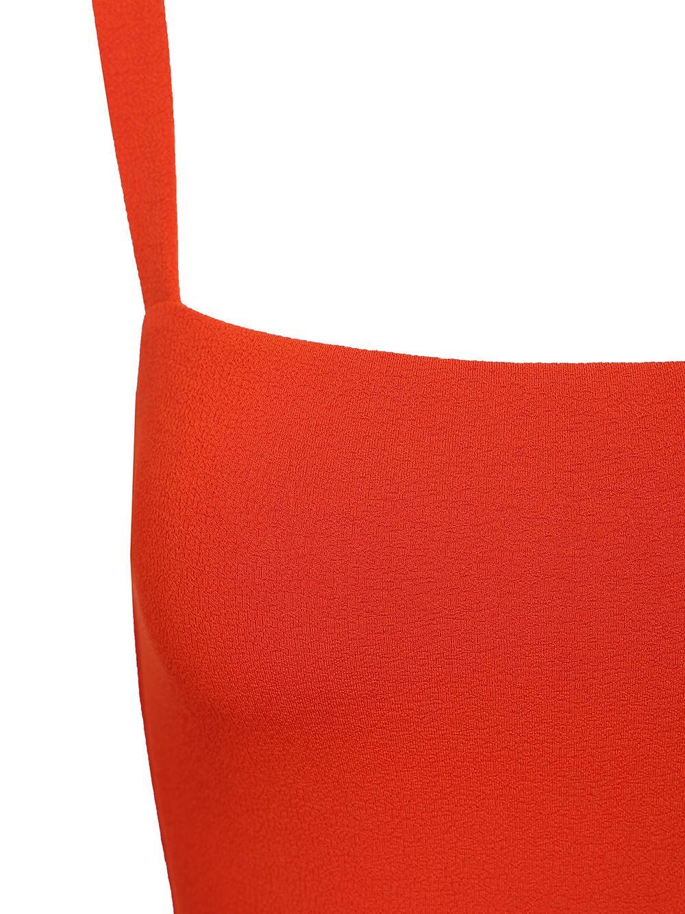 Matteau Maillot Square Neckline Costume Swimwear - Rosso | eed09c464e950639bc2dbfba9af2a14ca4f2469a