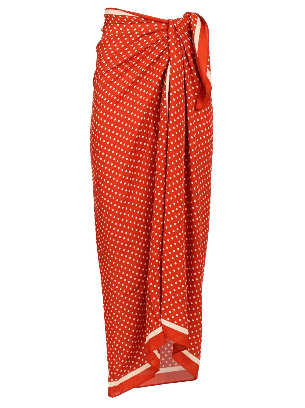 Matteau Silk Sarong Gonne - Rosso | 73db558c7795869cc1cc893c8bffb40a40a87f70