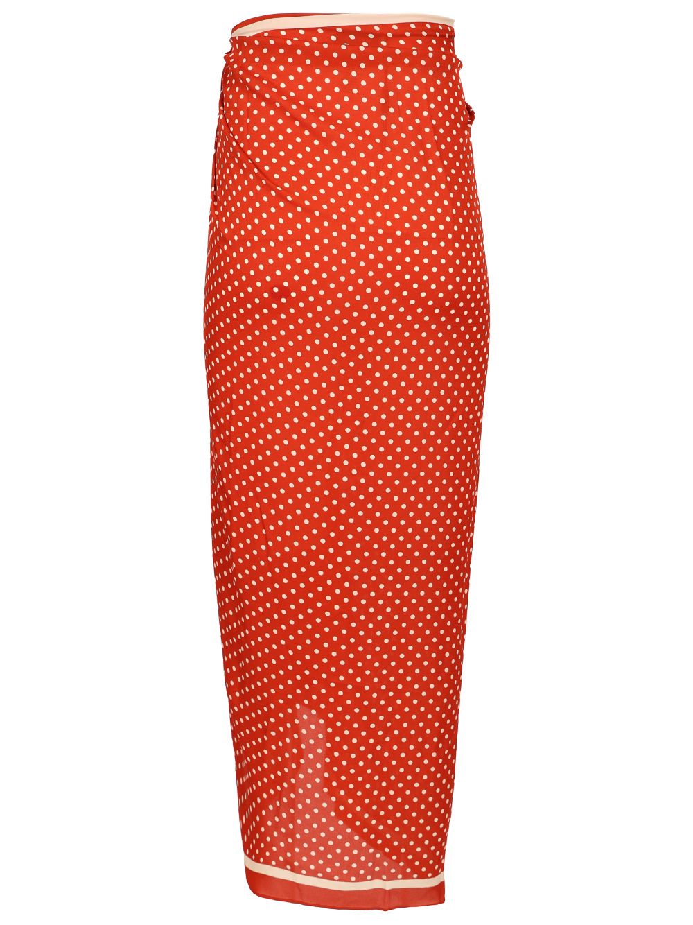 Matteau Silk Sarong Gonne - Rosso | ad421a1a4b2bfd83adaa4ff518c1b5066d65be6f