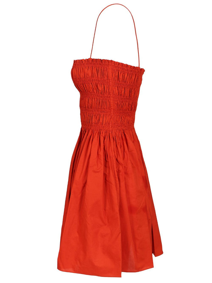 Matteau Shirred Bodice Mini Dress Abiti - Rosso | 6b2d647aa27140e5946fed7e08fc55f777e4b186