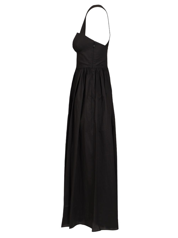 Matteau Crossback Midi Dress Abiti - Nero | 09d15f6411ca40f1889ea09146c79829b3fd025e