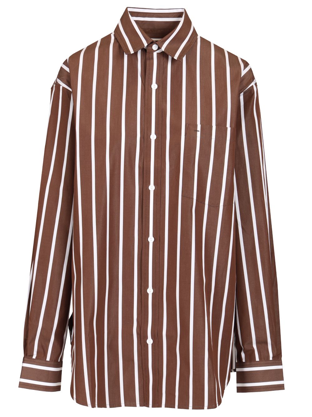 Matteau Classic Stripe Shirt Shirts - Marrone | ed0bf179886981c9f8c5bd5d266da255737a13e8