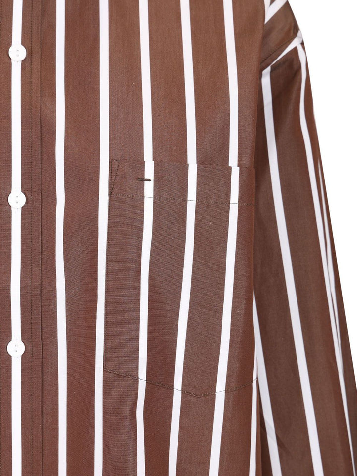 Matteau Classic Stripe Shirt Shirts - Marrone | 187103475717bf059bd7a865bde835fca135f02b