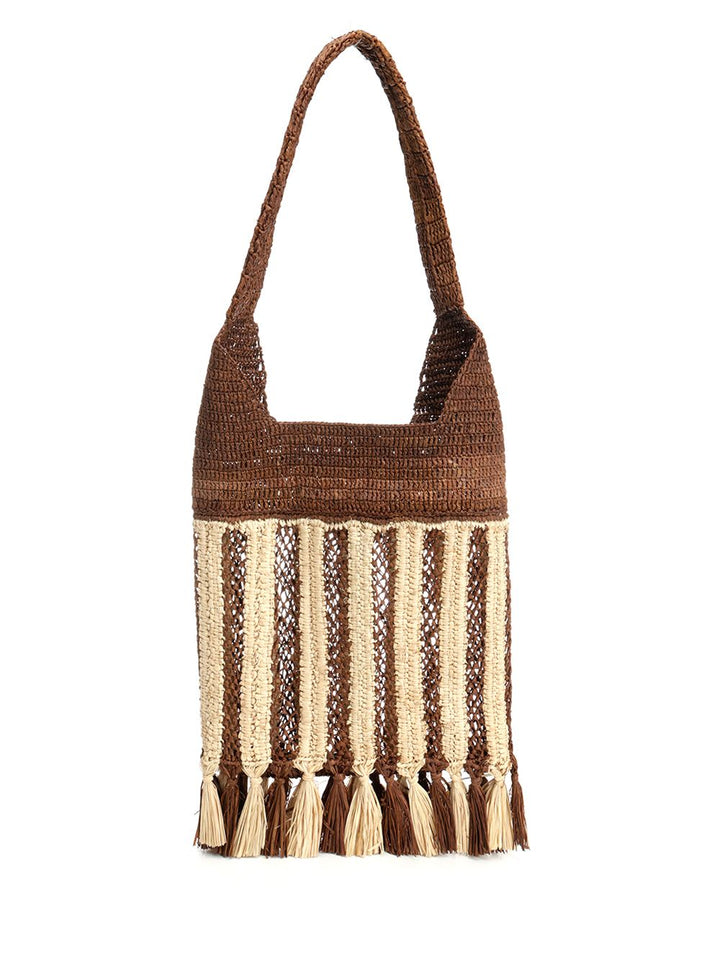 Isabel Marant Praia Shoulder Bags - Marrone | d450e288c21fe6bfc9bd2310497f8d222676bdee