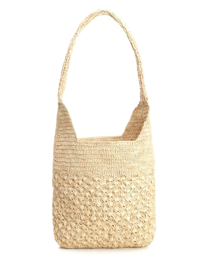 Isabel Marant Praia Small Raffia Bag Shoulder Bags - Beige | 3c7c0a9ff98f6c6fbefa7ec9eb56264b50fae724