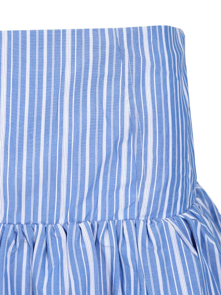 Ganni Striped Skirt Gonne - Light blue | 3e273a2ab03461bc3340716432568f0cc89bb6f8
