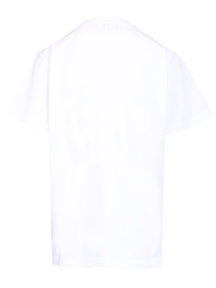 Ganni Printed T-Shirt - Bianco | 9bdaec12ab756aa846e164ef02232af7b63b2502