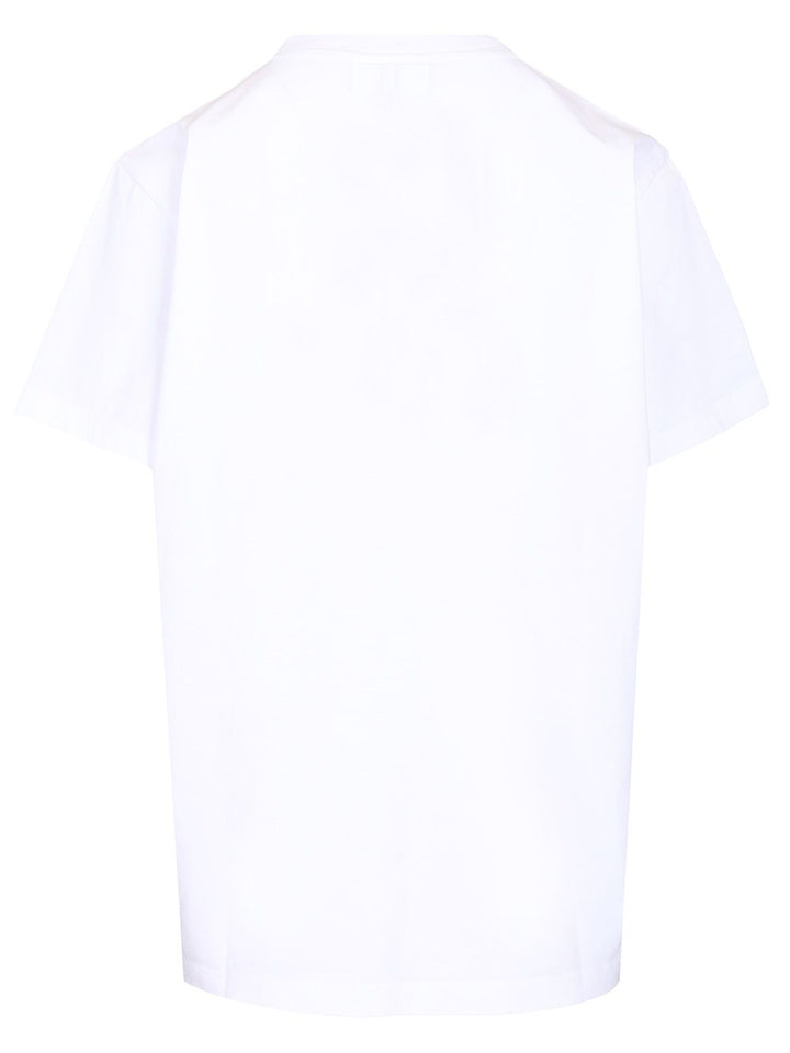 Ganni With Print T-Shirt - Bianco | 436faf1f1f8905942ebbfa5d2fb0e82d8d501403