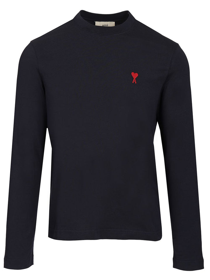 Ami Long-Sleeved T-Shirt - Nero | abca5cedcdbe1cc682913b19374a3357bd7dbb7c