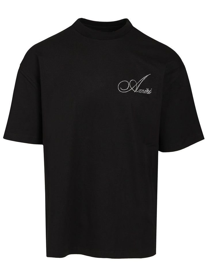Amiri Crew Neck T-Shirt - Nero | f04f5e197ec9cdc9f968ab8053077c3ff0fcee1c