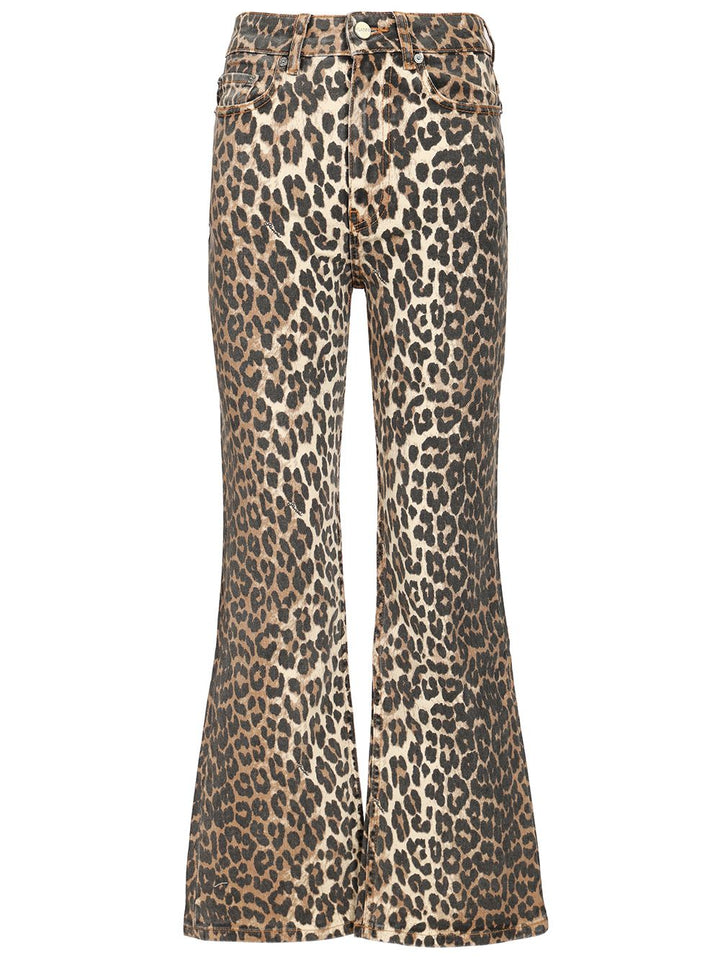 Ganni Cropped Jeans - Animalier | 88de453295ad1985b3b7ccc5984abe50a7530b1b